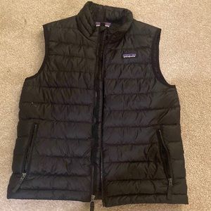 Patogonia puffer vest black